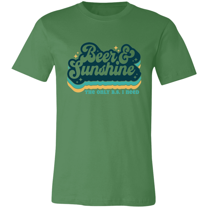 Beer and Sunshine The Only B.S. I Need T-Shirt