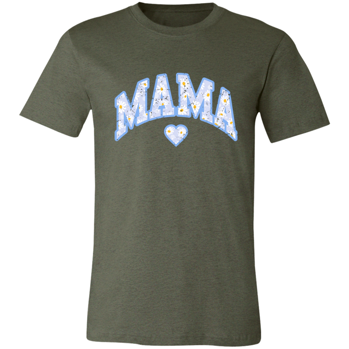Mama Floral Daisy T-Shirt (Blue)