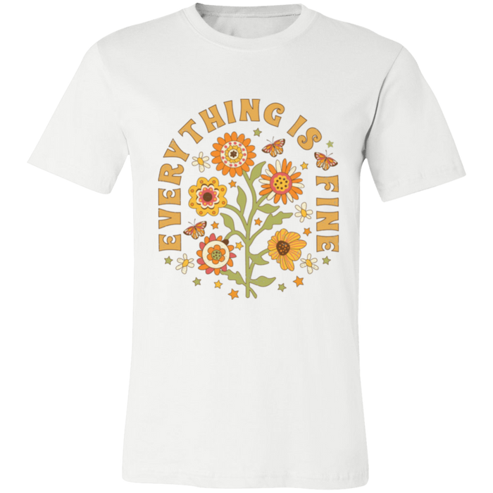 Everything is Fine Floral T-Shirt
