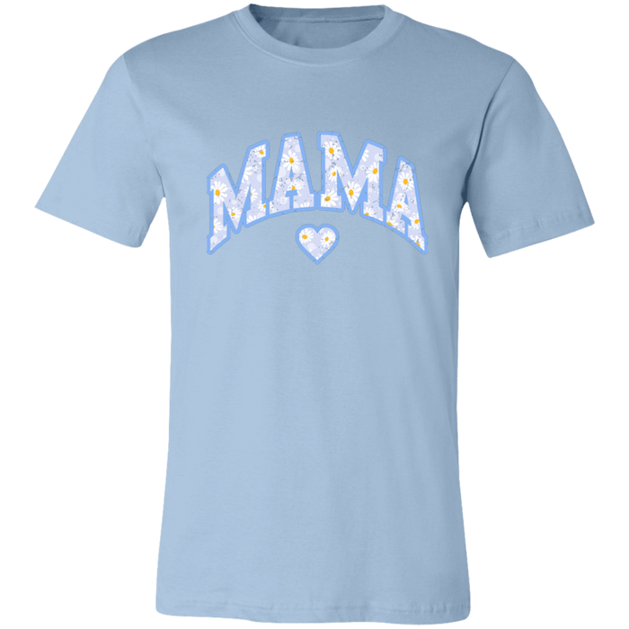 Mama Floral Daisy T-Shirt (Blue)