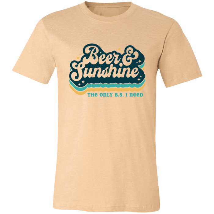 Beer and Sunshine The Only B.S. I Need T-Shirt