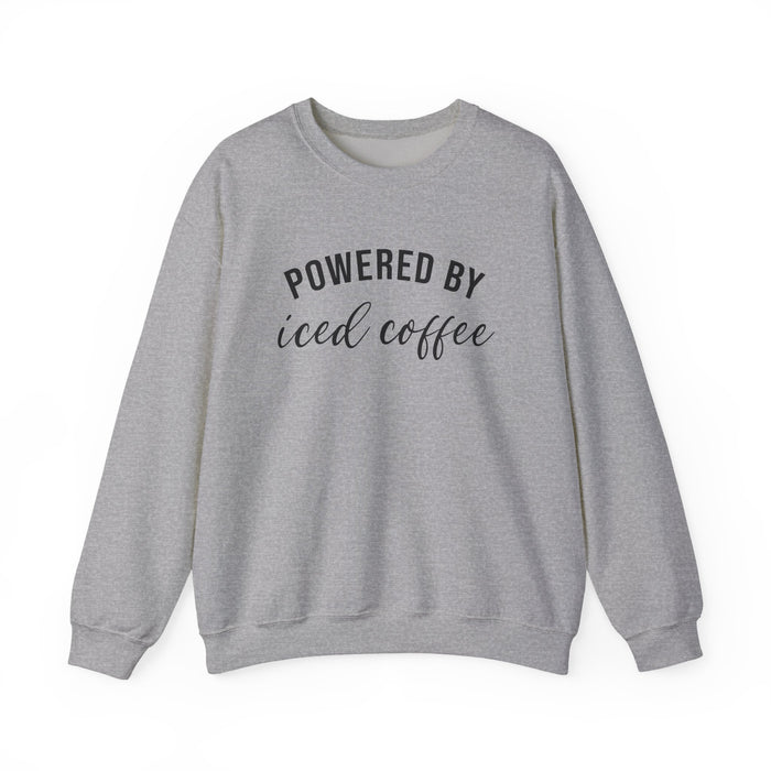 Powered by Iced Coffee Sweatshirt