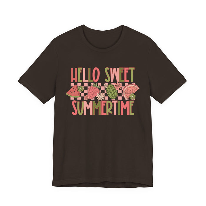 Hello Sweet Summer Time Watermelon T-Shirt