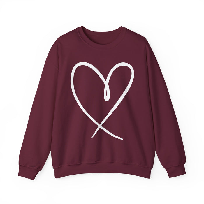 Heart Outline Sweatshirt