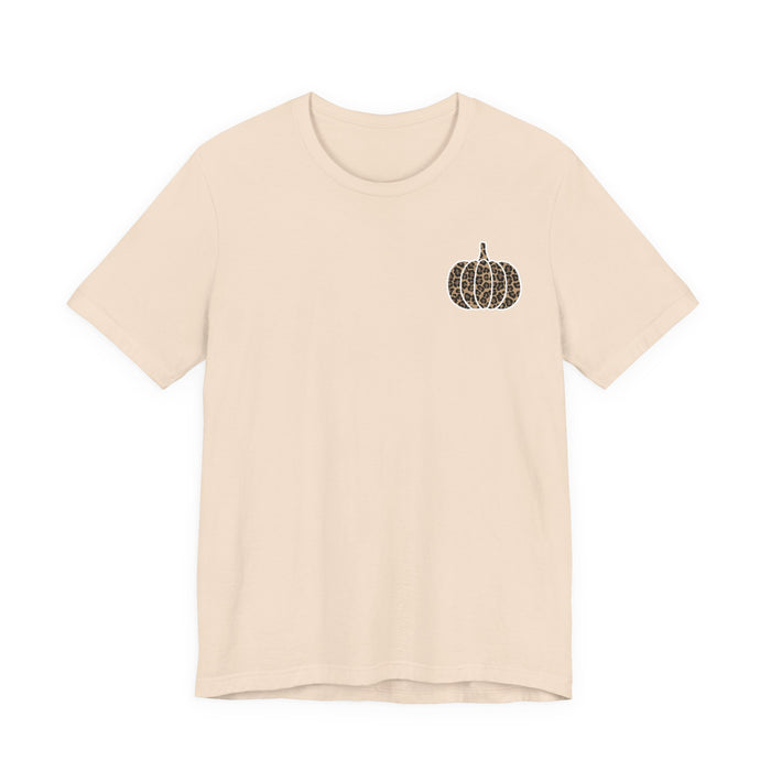 Leopard Pumpkin Fall T-Shirt
