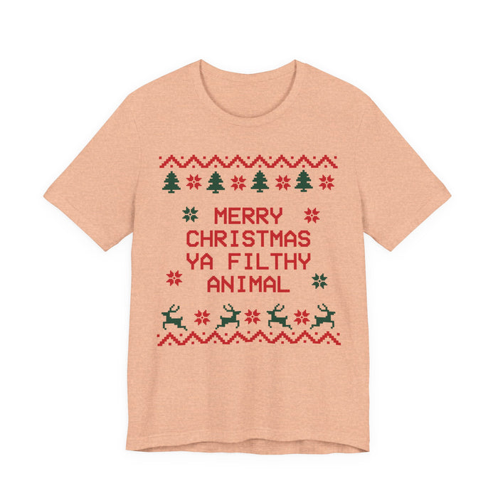 Merry Christmas Ya Filthy Animal T-Shirt