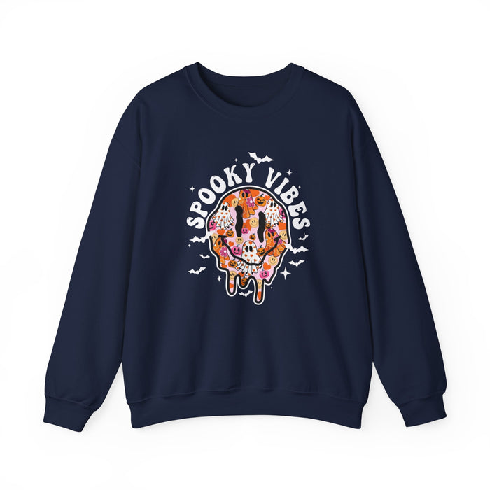 Spooky Vibes Smiley Face Sweatshirt