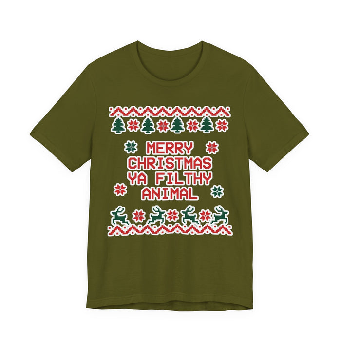 Merry Christmas Ya Filthy Animal T-Shirt