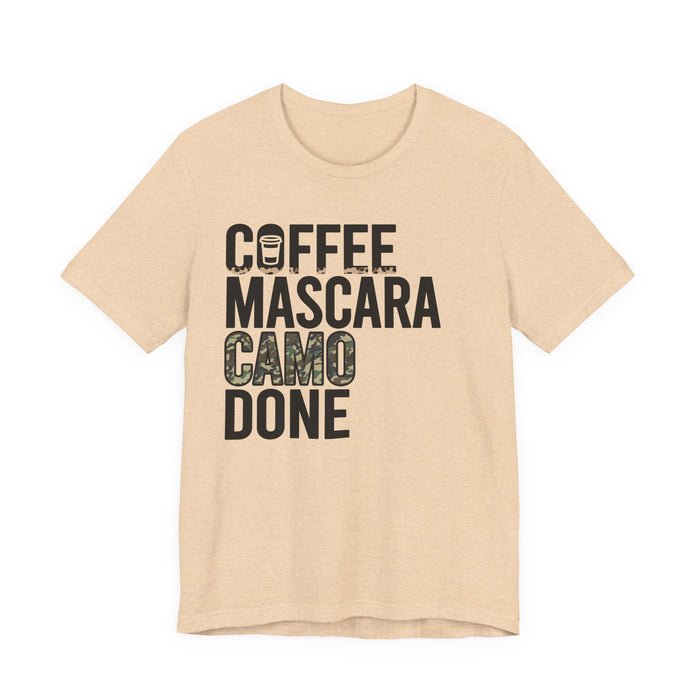 Coffee Mascara Camo Done T-Shirt