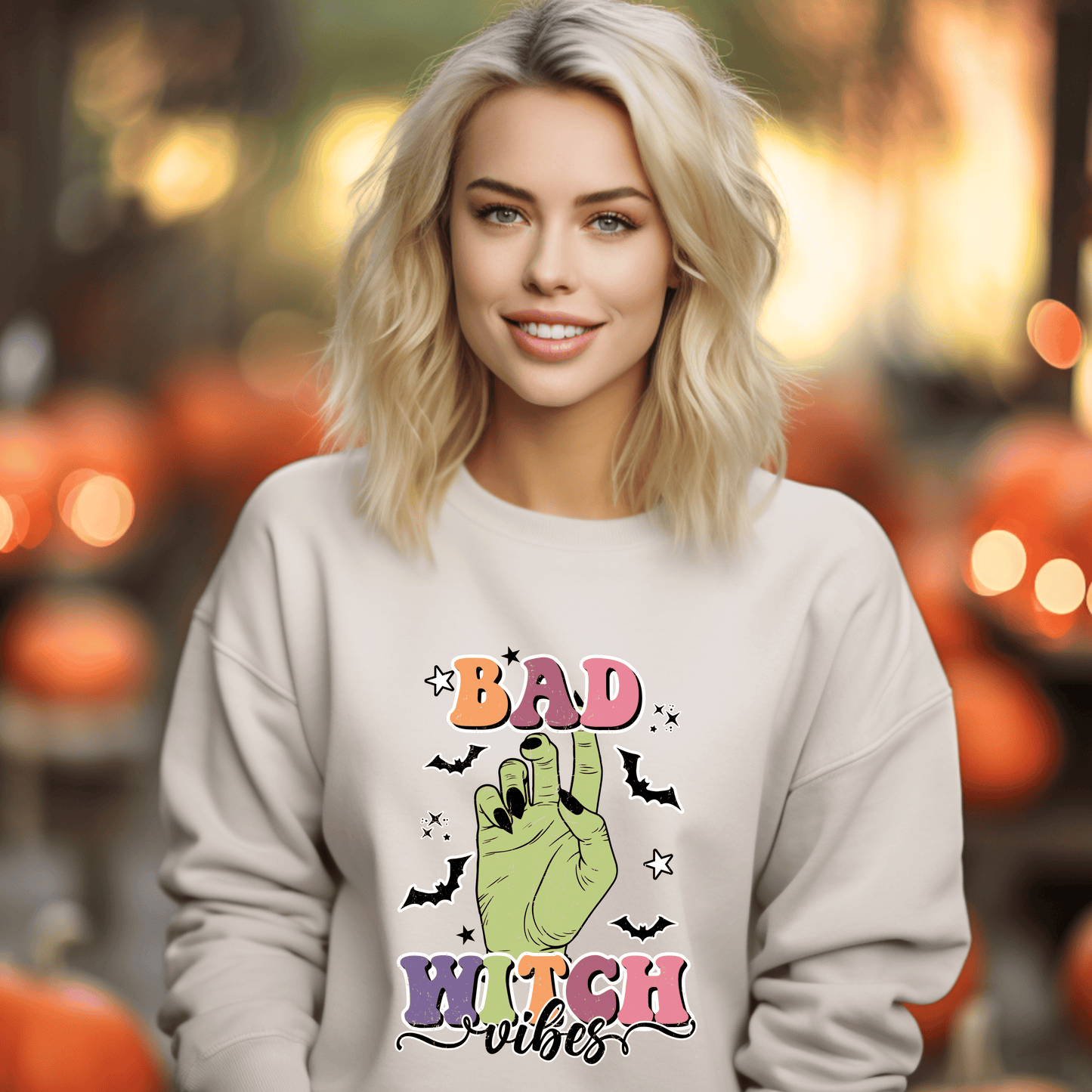 Bad Witch Vibes Hand Sweatshirt