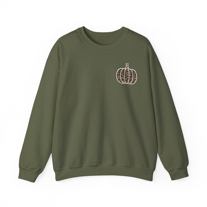 Leopard Pumpkin Sweatshirt