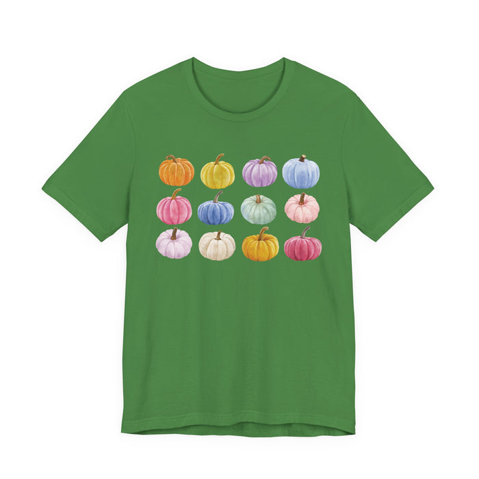 Colorful Pumpkin Graphic T-Shirt