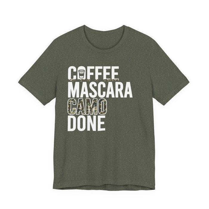 Coffee Mascara Camo Done T-Shirt
