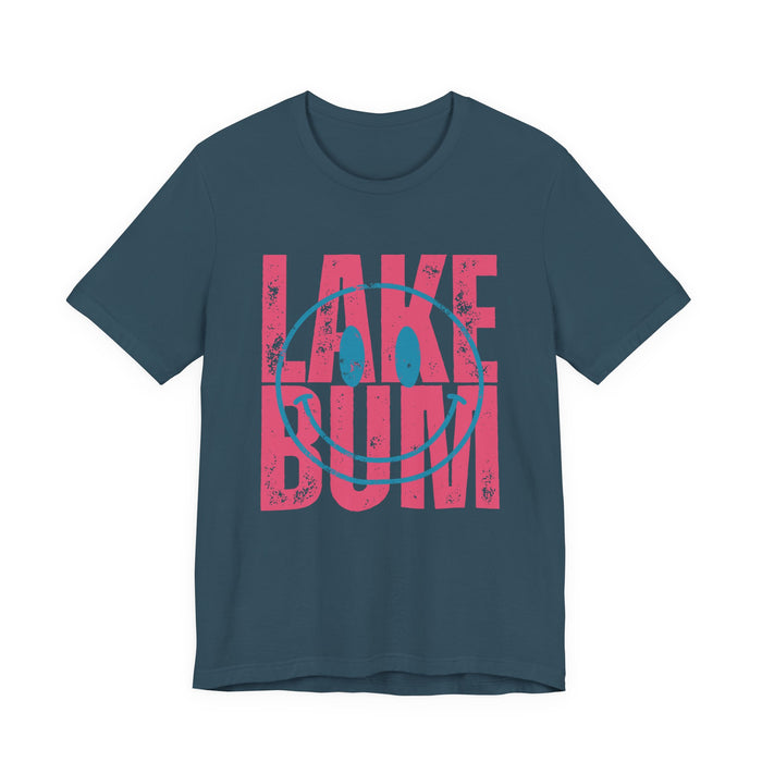Lake Bum Smiley T-Shirt