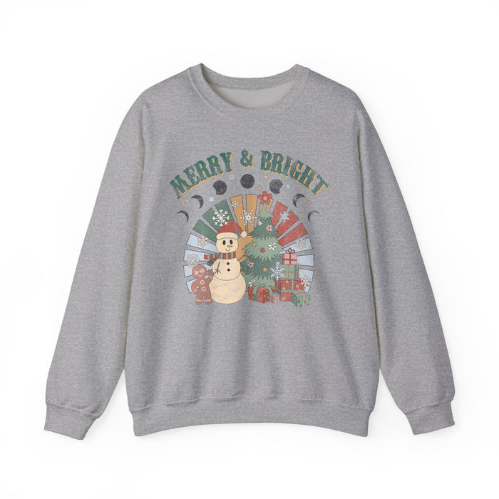Retro Merry and Bright Sweatshirt