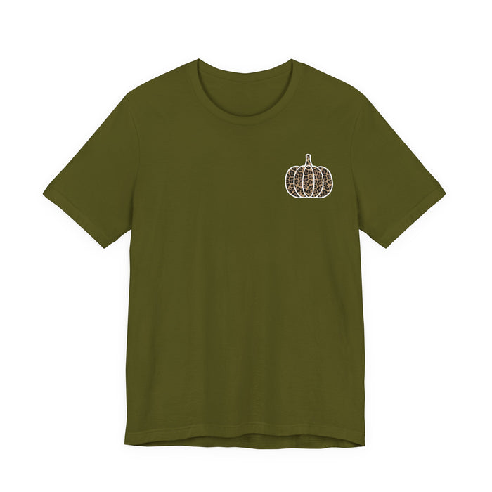 Leopard Pumpkin Fall T-Shirt