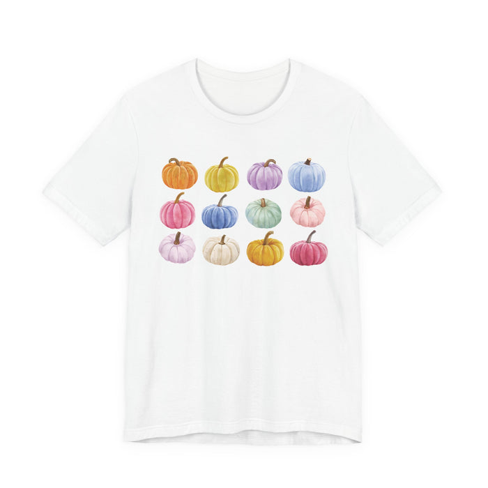 Colorful Pumpkin Graphic T-Shirt