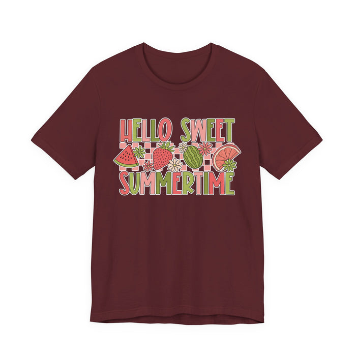 Hello Sweet Summer Time Watermelon T-Shirt