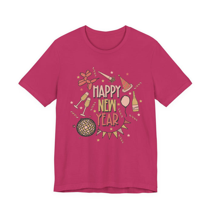Happy New Year Confetti T-Shirt