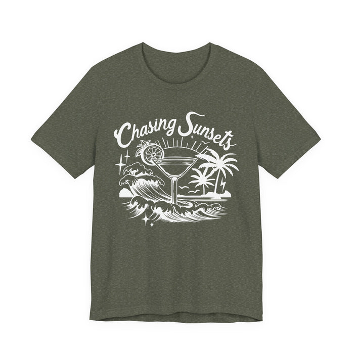Chasing Sunsets Cocktail T-Shirt