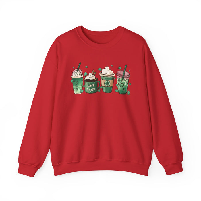 Green Shamrocks Drinks Sweatshirt