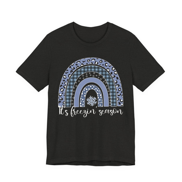 It's Freezin Season Rainbow Winter T-Shirt