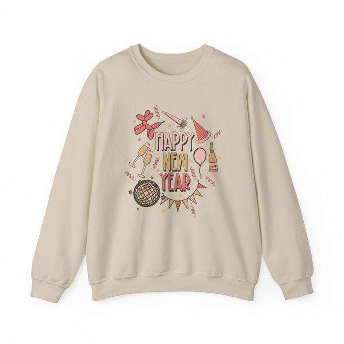 Happy New Year Confetti Sweatshirt