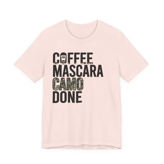 Coffee Mascara Camo Done T-Shirt