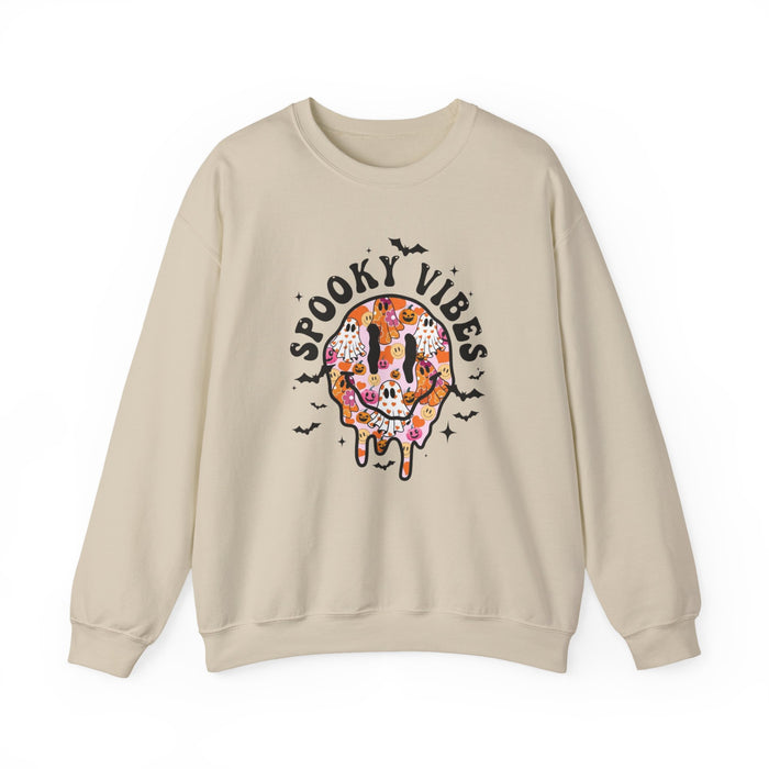 Spooky Vibes Smiley Face Sweatshirt