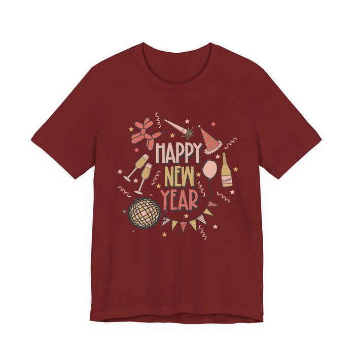 Happy New Year Confetti T-Shirt