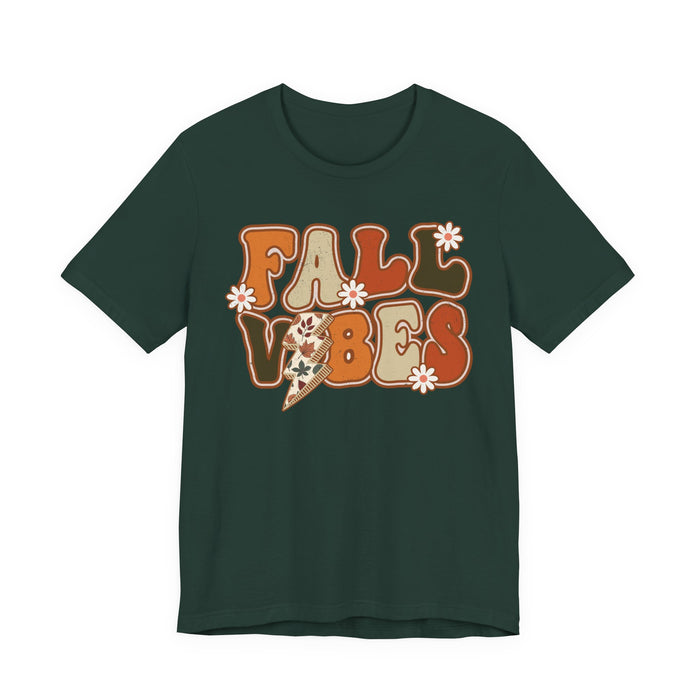Fall Vibes Flower Bolt T-Shirt