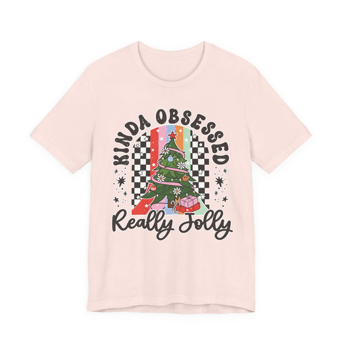 Kinda Obsessed Really Jolly Christmas T-Shirt