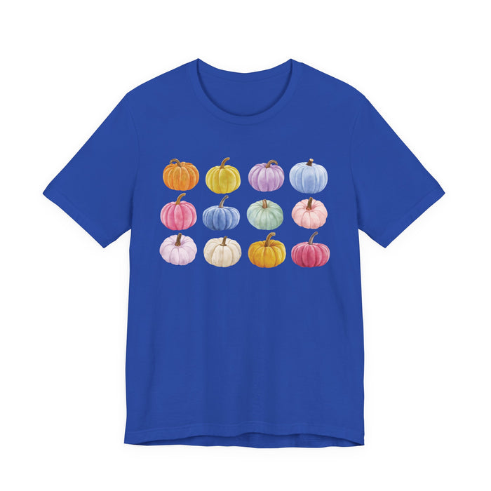 Colorful Pumpkin Graphic T-Shirt
