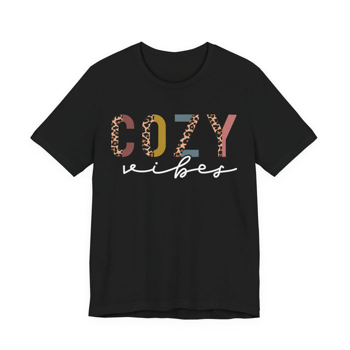 Cozy Vibes Pastel Leopard T-Shirt