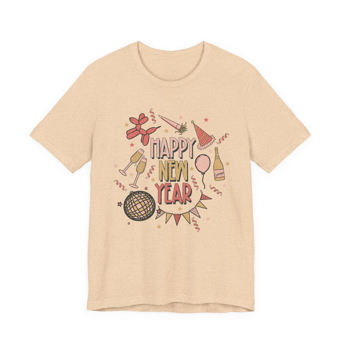 Happy New Year Confetti T-Shirt