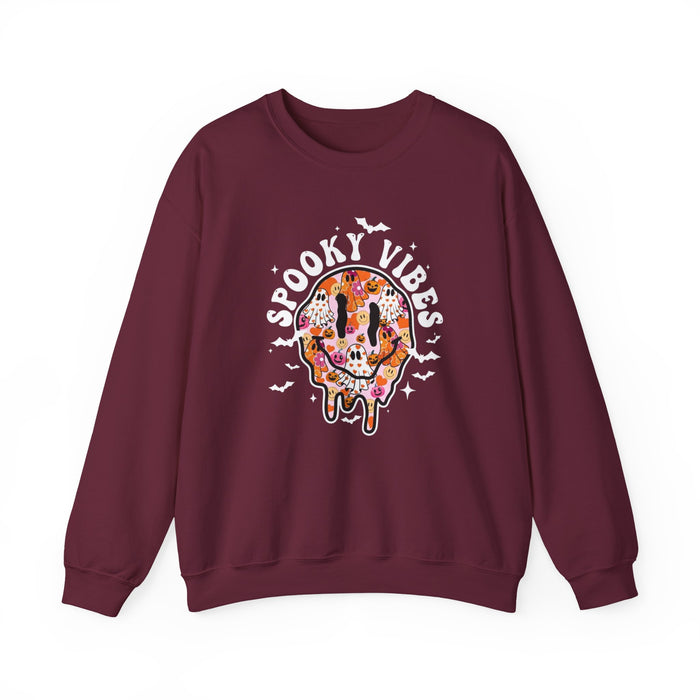 Spooky Vibes Smiley Face Sweatshirt