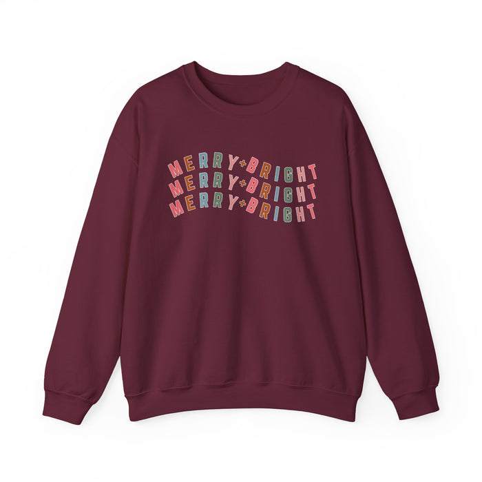 Merry + Bright Wavy Sweatshirt