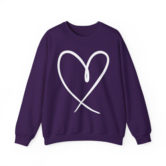 Heart Outline Sweatshirt