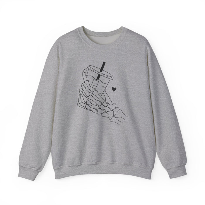 Skeleton Coffee Sweatshirt