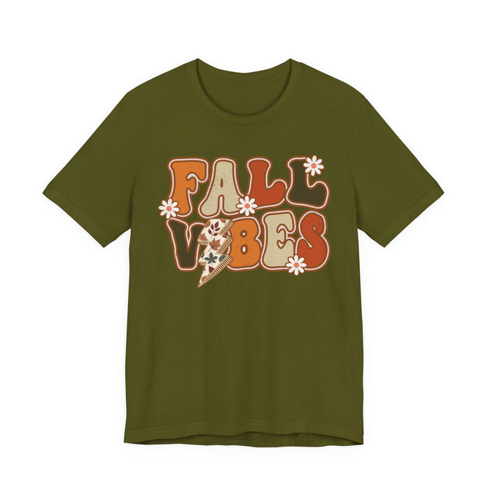 Fall Vibes Flower Bolt T-Shirt
