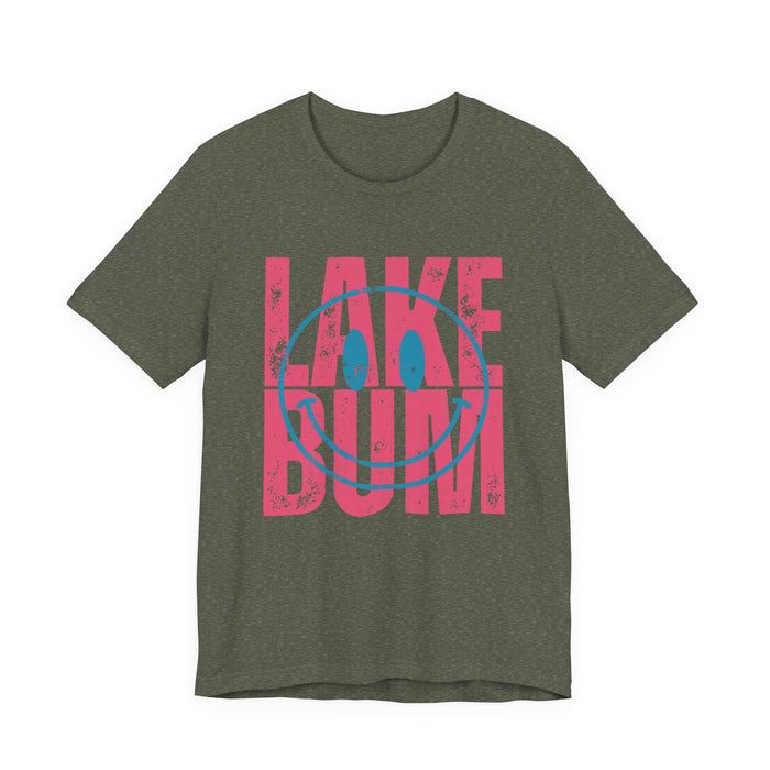 Lake Bum Smiley T-Shirt
