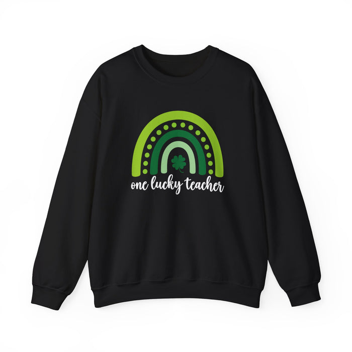 One Lucky Teacher Crewneck Sweatshirt