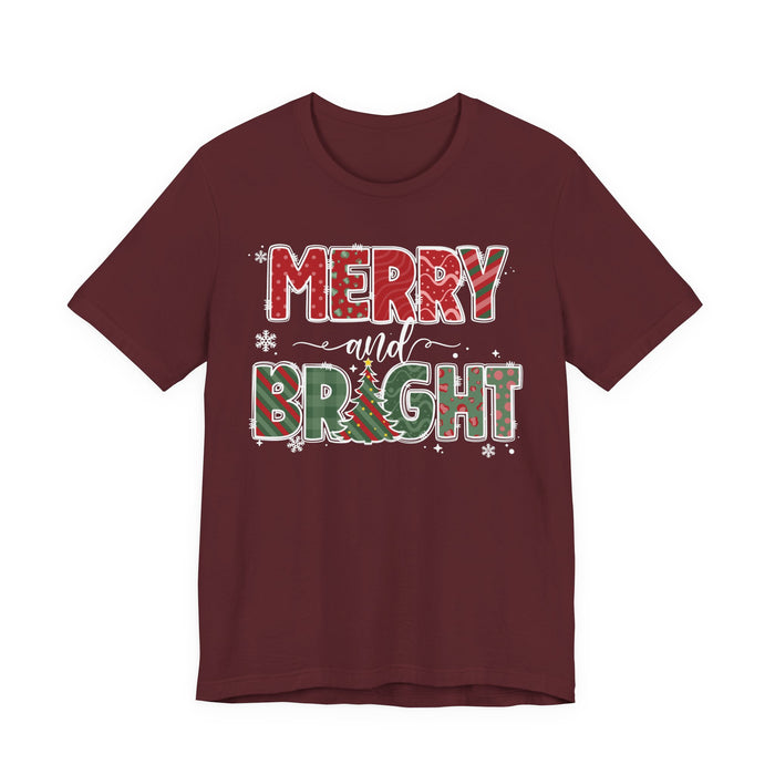 Merry and Bright Cute 90s T-Shirt