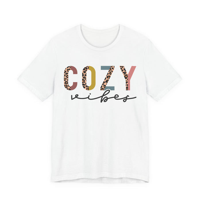Cozy Vibes Pastel Leopard T-Shirt