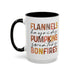 Fall Favorites ceramic coffee mug in Black