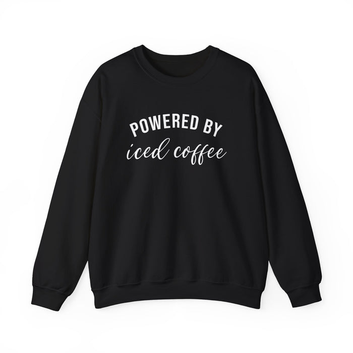 Powered by Iced Coffee Sweatshirt