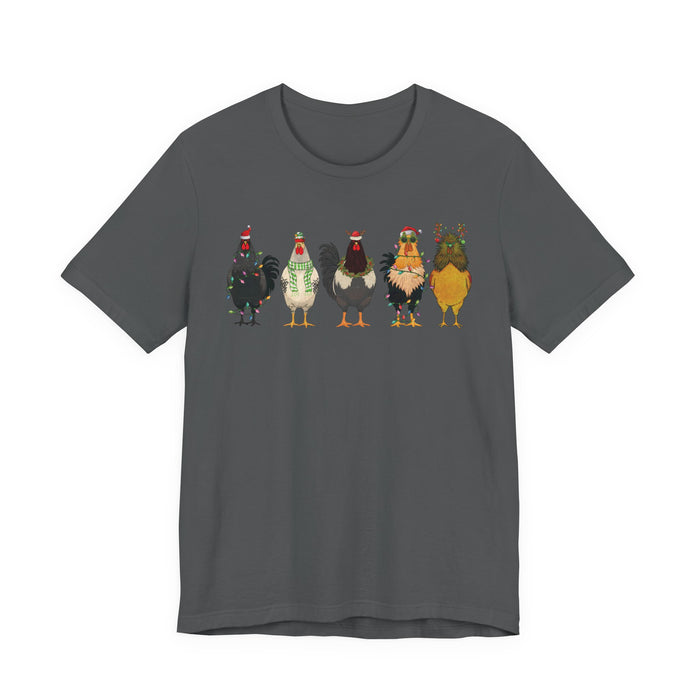 Christmas Chicken Farm T-Shirt