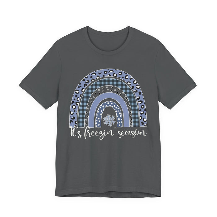 It's Freezin Season Rainbow Winter T-Shirt