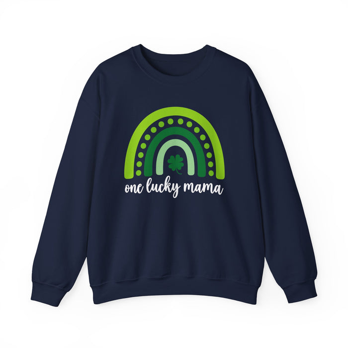 One Lucky Mama Crewneck Sweatshirt