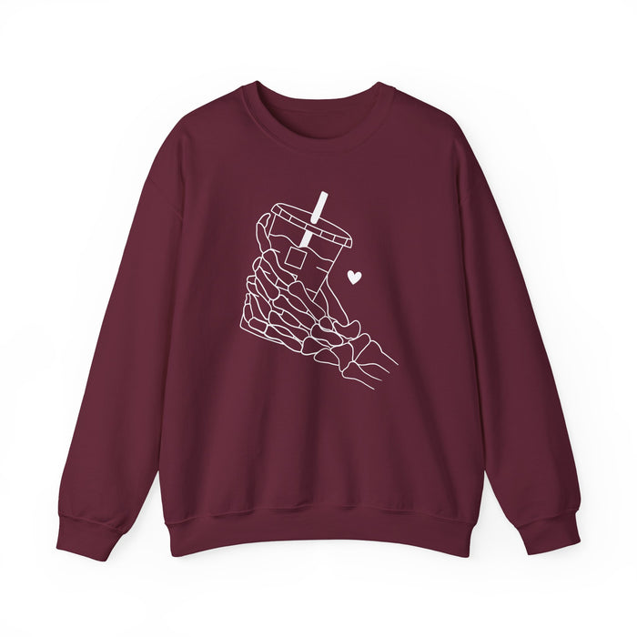 Skeleton Coffee Sweatshirt